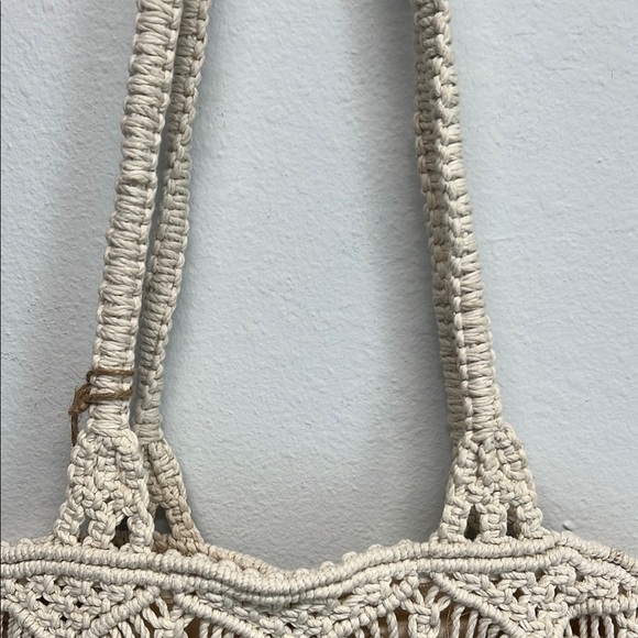 ✨Antik Kraft Beaded Macrame Shoulder Bag w/ Zipper closure - Picture 4 of 7